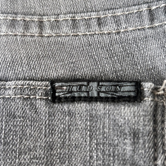 HUDSON Krista Super Skinny Jeans 5-Pocket Dungaree Denim Pants Mid-rise, Grey - Picture 10 of 13